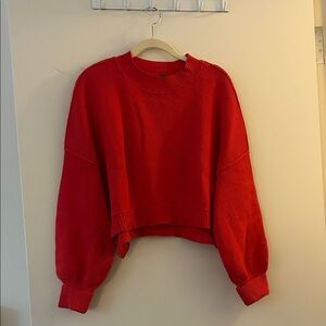 Free People Easy Street Crop Sweater